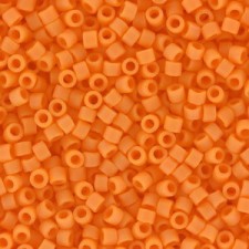 Miyuki delica Beads 11/0 - Matted opaque mandarin DB-1583